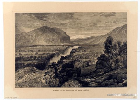 Weber River, Entrance to Echo Cañon