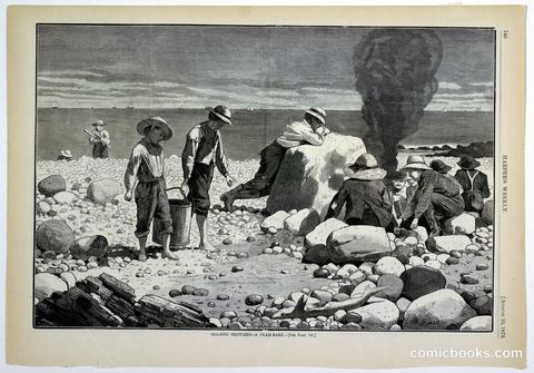 Sea-Side Sketches—A Clam-Bake