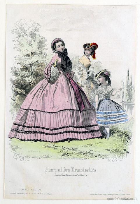 Fashion Plate from Journal des demoiselles