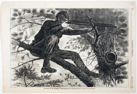 The Army of the Potomac – A Sharp-Shooter on Picket Duty