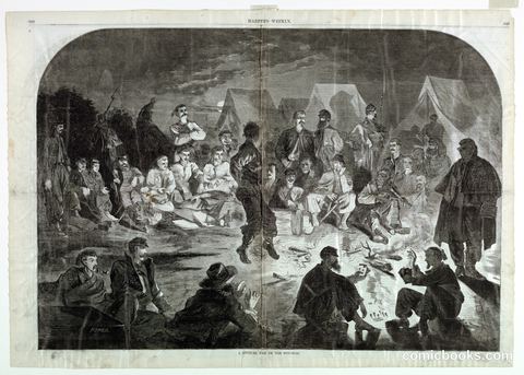 A Bivouac Fire on the Potomac River