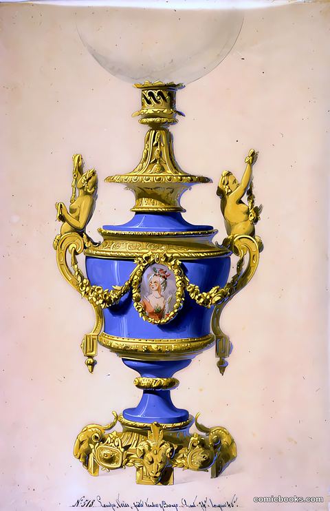 Design for an Oil Lamp