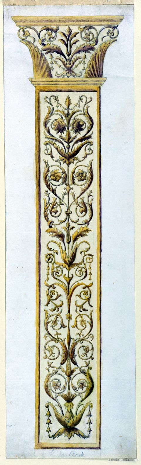 Design for an Ornamental Colonette