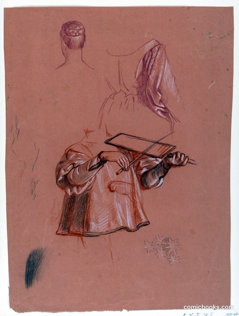 Study for 'Wedding Procession'