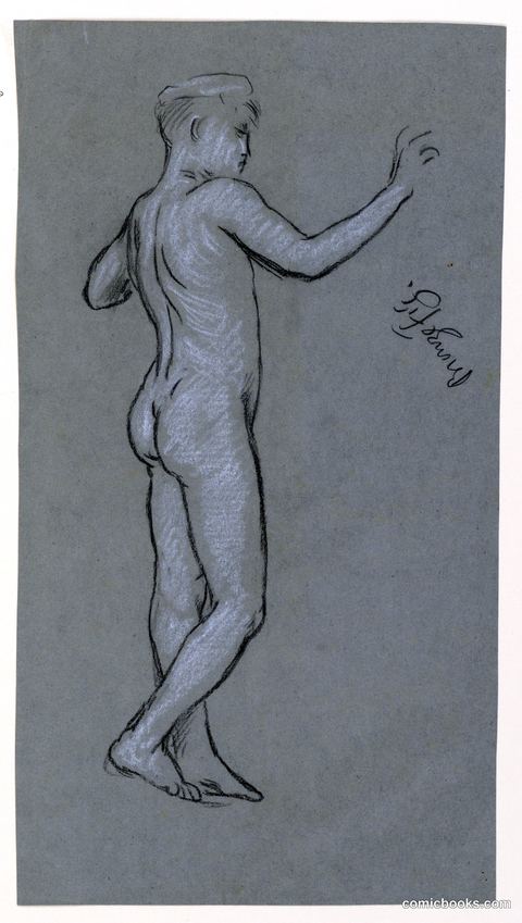 Figure Study for a Fountain Design