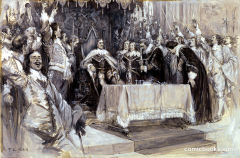 The Second Installation of Cromwell as Protector, in Westminster Hall, June 26, 1657