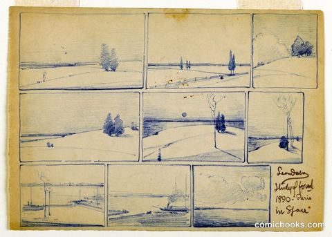 Nine Landscapes (Study of Forms in Space)