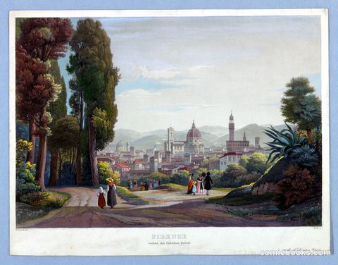 Firenze (Florence), View from the Boboli Garden