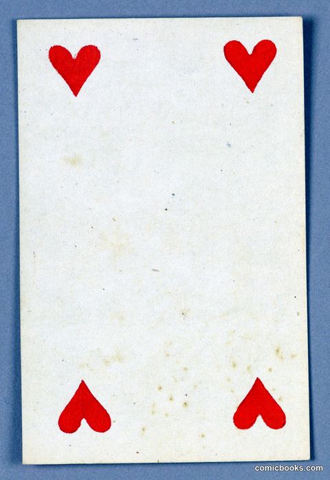 Four of Hearts from Jeu Imperial Playing Cards