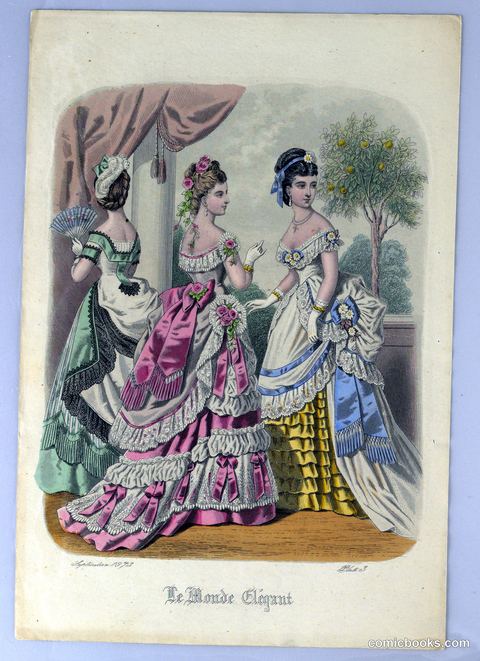 Fashion Plate from Le Monde Élégant