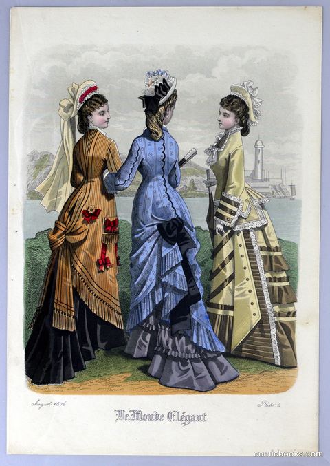 Fashion Plate from Le Monde Élégant
