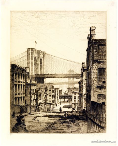 Brooklyn Bridge from South Street
