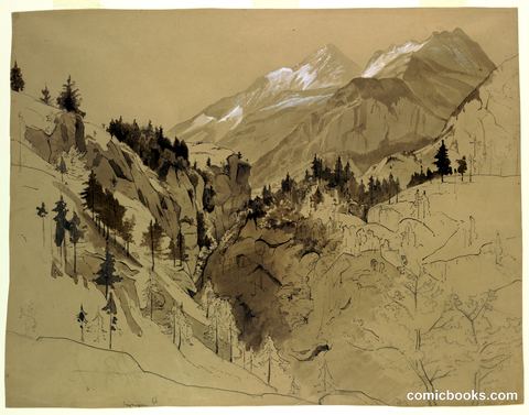 Study of Landscape, Meiringen, Switzerland