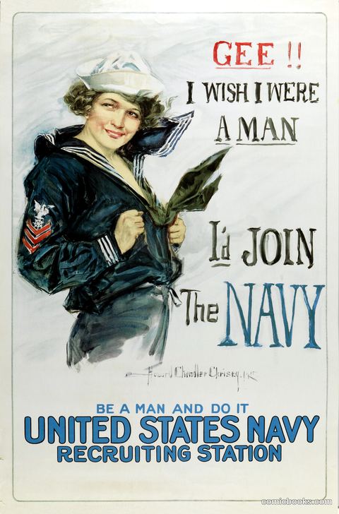 Gee!! I Wish I Were a Man, I'd Join the Navy