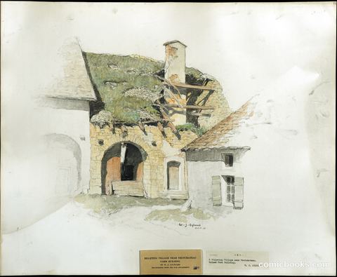 Billeting Village Near Neufchateau, Farm Building