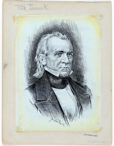 Portrait of James K. Polk