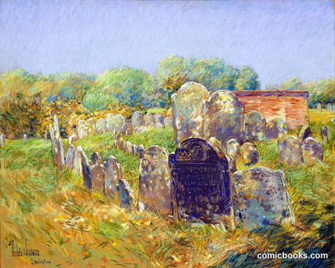 Colonial Graveyard at Lexington