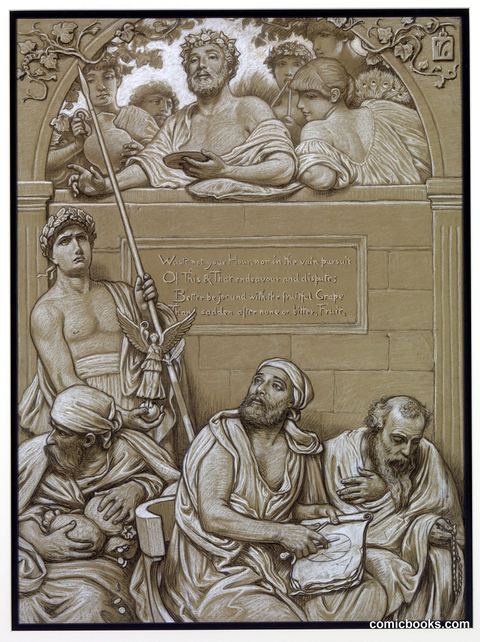 Illustration for Rubáiyát of Omar Khayyám