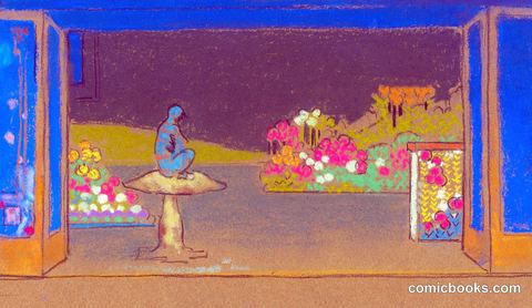 Garden of Flowers (Alice in Wonderland Set Design)