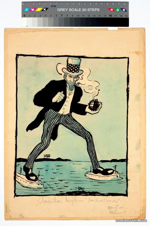 Uncle Sam Strides the Pacific