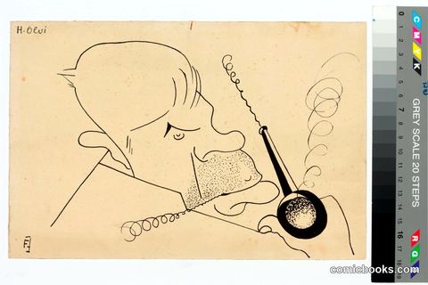 Untitled (Study of a Figure with Pipe)