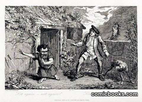Scene from Scott's <em>The Black Dwarf</em>