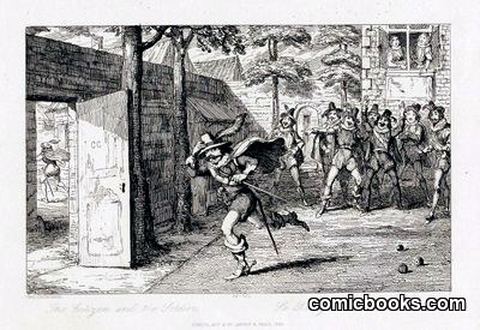 A Scene from *The Fortunes of Nigel*