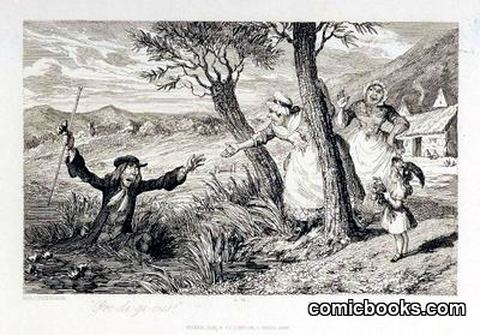 Scene from Guy Mannering