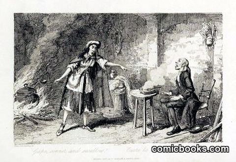 Scene from Guy Mannering