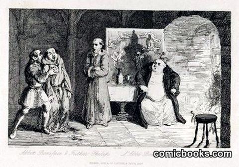 Scene from Scott's The Monastery