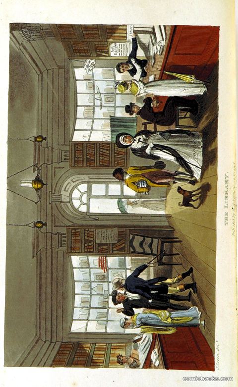 The Library, from Poetical Sketches of Scarborough
