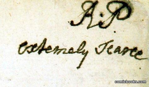 Manuscript Annotation: 'A.P. Ostensibly Yours'