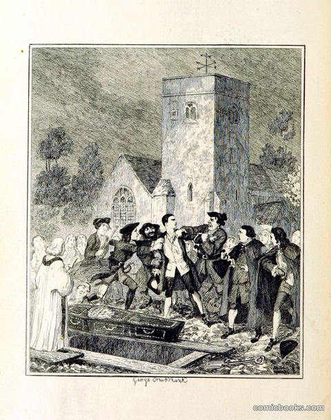 Churchyard Brawl, from *Jack Sheppard*