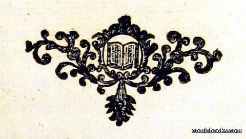 Printer's Ornament: Open Book
