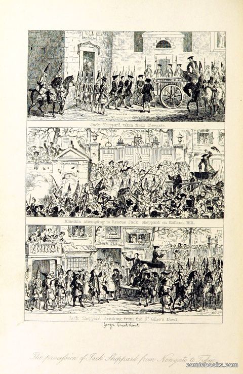 The Procession of Jack Sheppard from Newgate to Tyburn