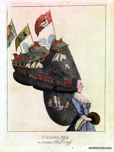 Bunkers Hill or America's Head Dress / Cupid's Tower