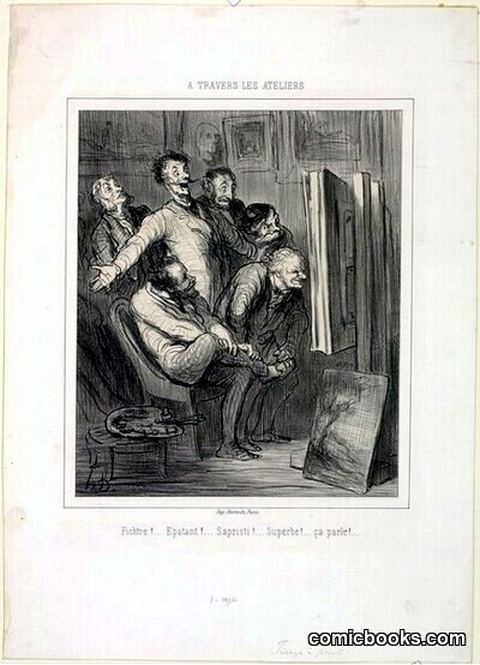 À travers les ateliers