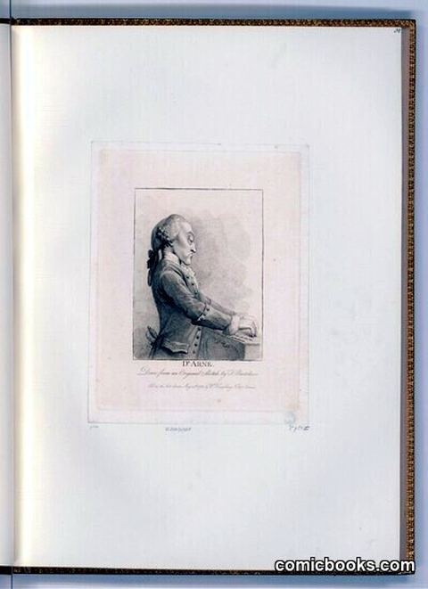 Portrait of Thomas Augustine Arne