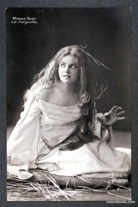 Minnie Nast as Margarethe, Dresden, 1908