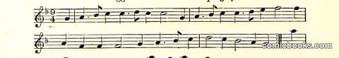 Musical Staff with Figured Notation