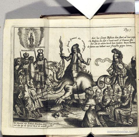 Satirical Print on Cromwell