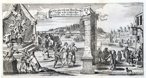 De Viaantsche Tol-Poort voor d'Actionisten (The Toll Gate of Vianen for the Actionists)