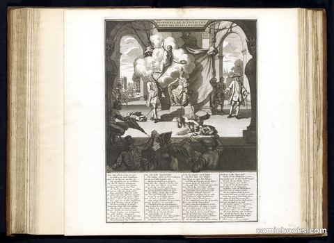 The South Sea Company with Avarice on a Chain
