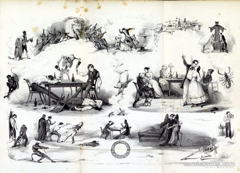 A Student's Revelry: Comic Scenes of Disorder