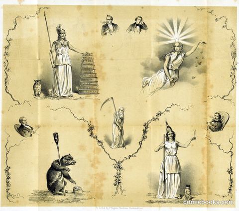 Allegorical Satire from a Student Almanac