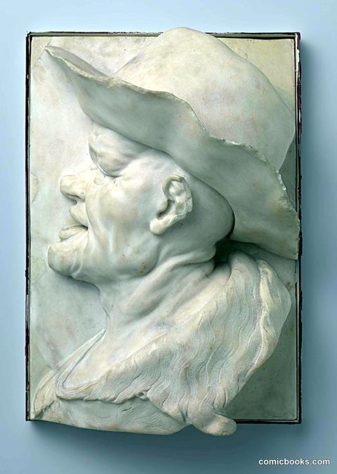 Bust of an Elderly Man with Caricatured Features