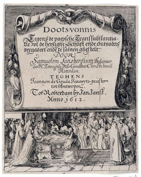 Dootsv­onnis (Death Sentence): A Reformation Print Against Catholic Doctrine