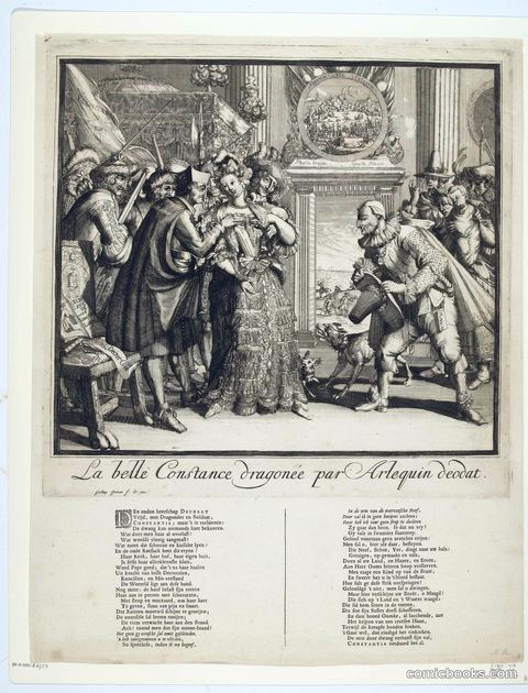 La belle Constance Dragonée par Arlequin s'evat