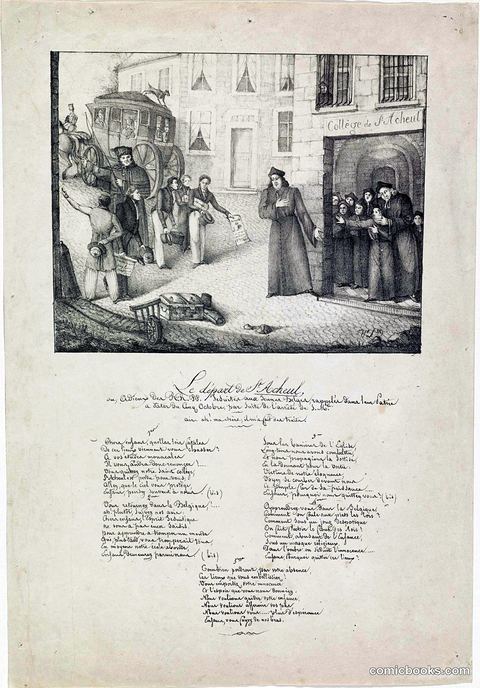 Departure of Seminary Students from St. Acheul