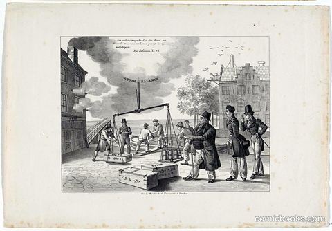 Spotprent op het bedrog van de firma C. de Bruyn & Zonen